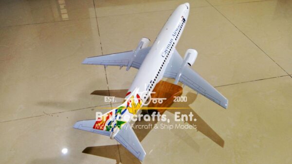 Model of B737-300 Cayman Airways with detailed craftsmanship.